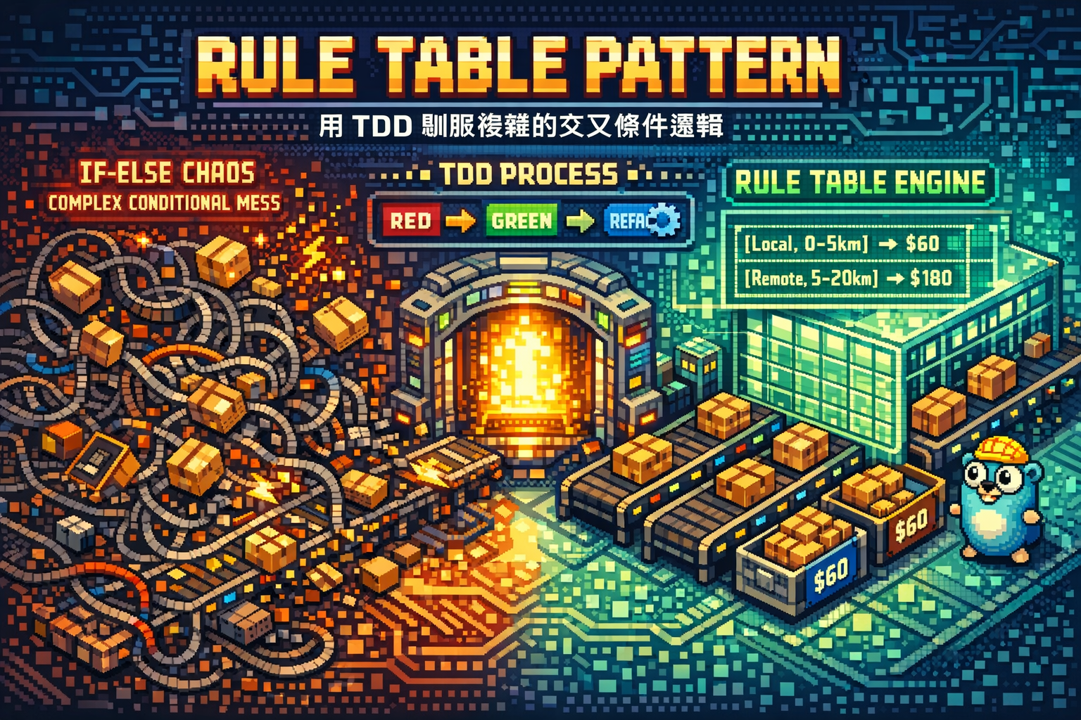 Rule Table Pattern｜用 TDD 馴服複雜的交叉條件邏輯